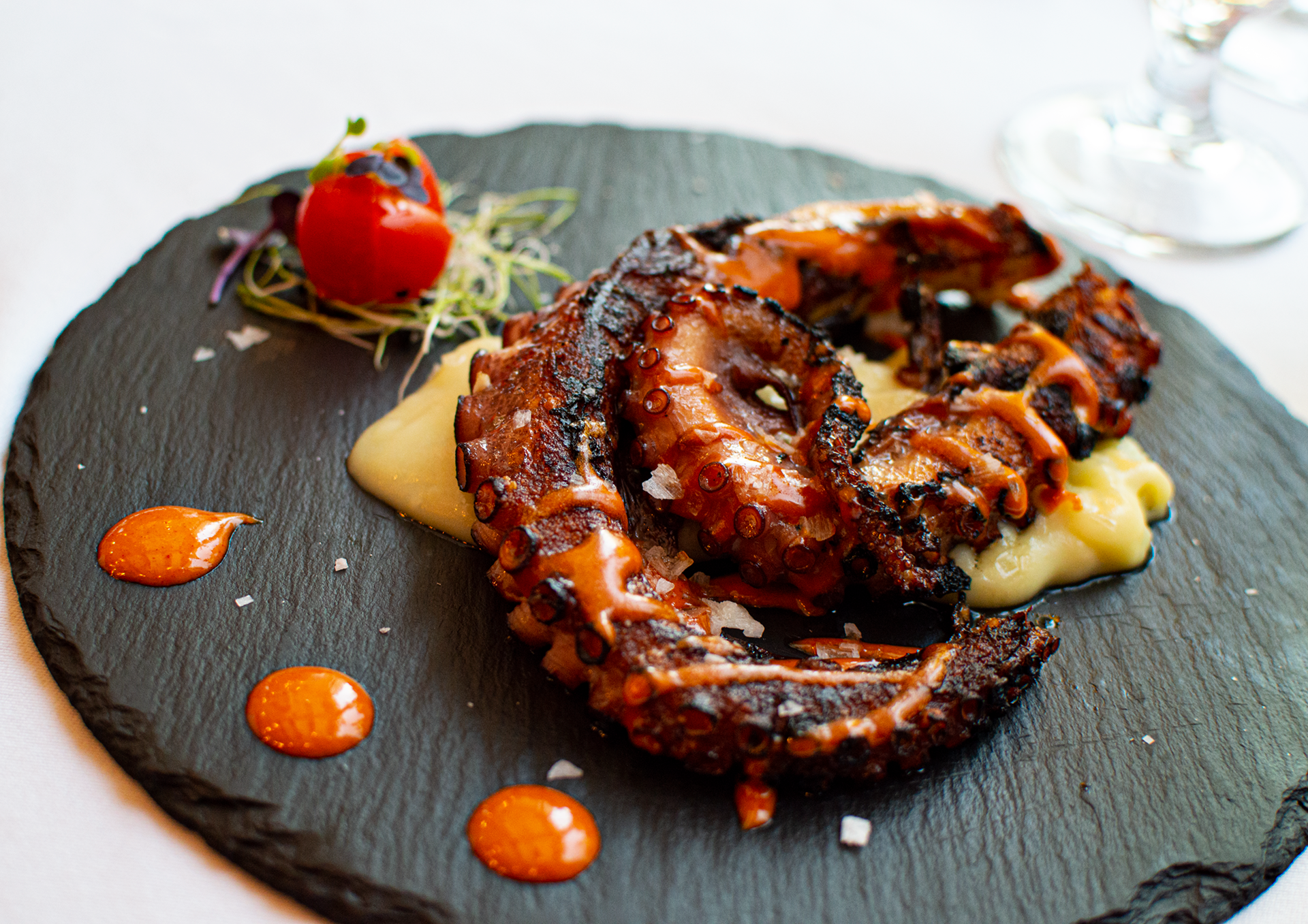 Pulpo a la brasa